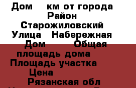 Дом 70 км от города › Район ­ Старожиловский › Улица ­ Набережная › Дом ­ 17 › Общая площадь дома ­ 50 › Площадь участка ­ 10 › Цена ­ 1 200 000 - Рязанская обл. Недвижимость » Дома, коттеджи, дачи продажа   